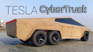 How to Make A Car | TESLA Cybertruck | Diy Cardboard Craft car