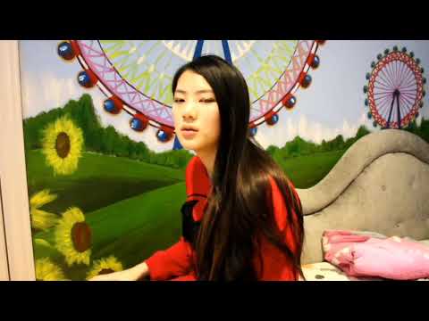 Business man enjoy playing young gorgeous woman with natural silky hair