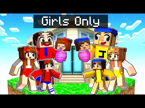 Marvin's Secret: All-Girls Family in Minecraft?!