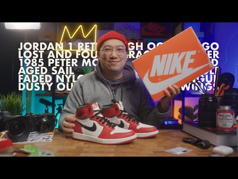 The GREATEST aged sneaker ever is the Air Jordan 1 RETRO HIGH OG "Chicago Lost and Found's"