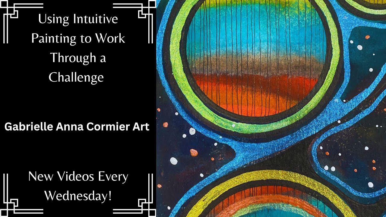 How to Create Abstract Art Using Watercolors & Mixed Media | Intuitive Neurographic Art