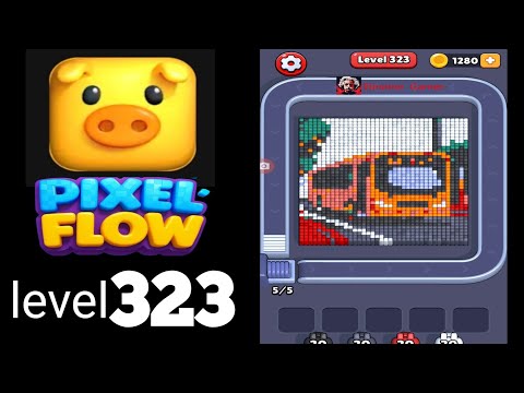 Pixel Flow Level 323 Walkthrough