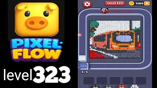 Pixelflow level 323 very hard Guide Walkthrough Solution