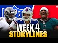 NFL Week 4 Storylines: Josh Allen vs Lamar Jackson, Will Eagles REMAIN UNDEFEATED? I CBS Sports HQ