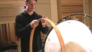 Concert Bass Drum 2: Tuning, Replacing a Drum Head / Vic Firth Percussion 101