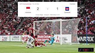 AFF 2022, Indonesia vs Cambodia