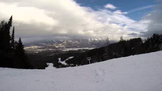 preview picture of video 'Skiing Fernie - Boomerang Ridge Run - 24th December 2013'