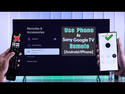 How to Turn iPhone or Android Mobile into a Sony Google TV Remote!