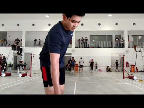 Badminton QF Men's Double Open MBSJ - Sufy / Eizlan Vs Leon Jake Lim / Nicholas Loi Seng Hou