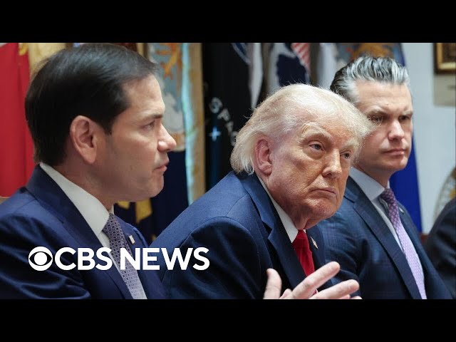 Trump calls Situation Room meeting to discuss latest on Iran deal