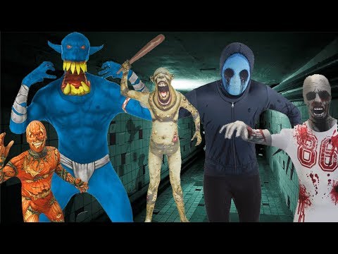 Halloween Horror Show with 42 Morphsuit Haul with Zombies and Orcs