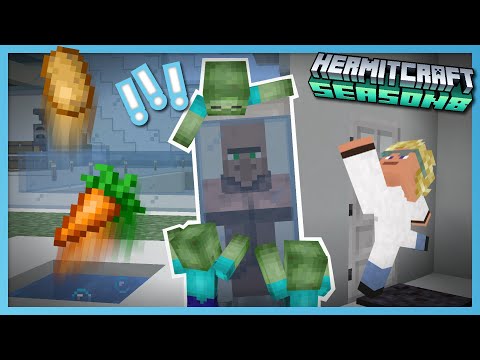 ZedaphPlays - Floating Foods, Door Dodging & Undead Unleashed!!! - Minecraft Hermitcraft Season 8 #6