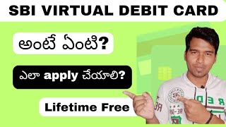Sbi virtual debit card apply | sbi virtual debit card