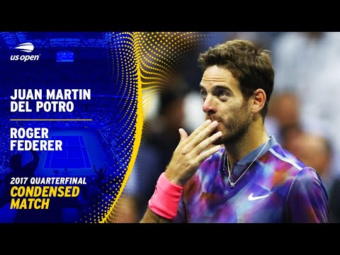 Juan Martin Del Potro vs. Roger Federer Condensed Match | 2017 US Open Quarterfinal