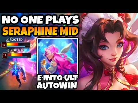 No one plays Seraphine Mid in High Elo, but I will. She's an insane teamfighter.