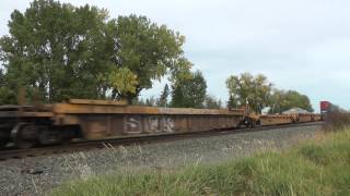 preview picture of video 'CN 8879 West at Stony Plain, Alberta'