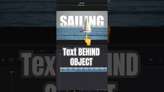 Put Text BEHIND an Object - DaVinci Resolve