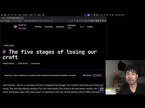Losing Our Craft As Mobile Developers thumbnail