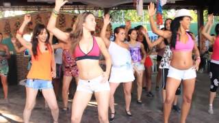 Josy, Natasha, Rominita y Dikla bailan Lambada de Don Omar. V Berg s congress de lambada zouk 2013