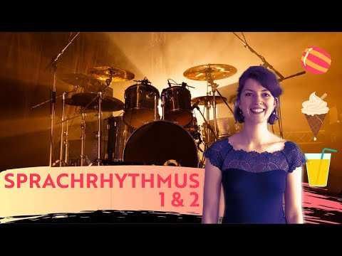 Sprachrhythmus 1 und 2 unterscheiden lernen - Übung