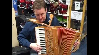 Video thumbnail for Mark playing Mason's Apron on a Serenellini 343MW @ Hobgoblin Music Birmingham by HobgoblinBirmingham