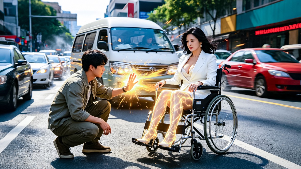 窮小夥一掌救被車撞飛的殘疾女總裁，豈料他竟是絕世醫聖，兩指輕點治愈她，美女總裁貼身服侍報恩送他億萬資產！ #穷小子 #逆袭 #爽剧