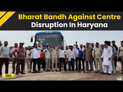 Bharat Bandh News: Haryana Roadways Services Disrupted, Rail Tracks Blocked Amid Protest