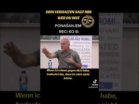 Reci ko si da znam ko sam-Sag wer bist du ,damit ich weiß wer ich bin.Hfz.Sulejman Bugari