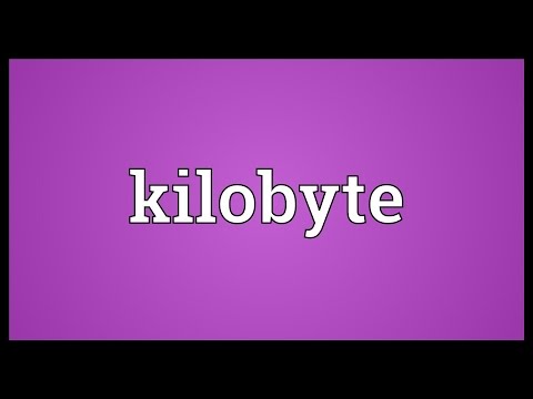 Kilobyte Meaning