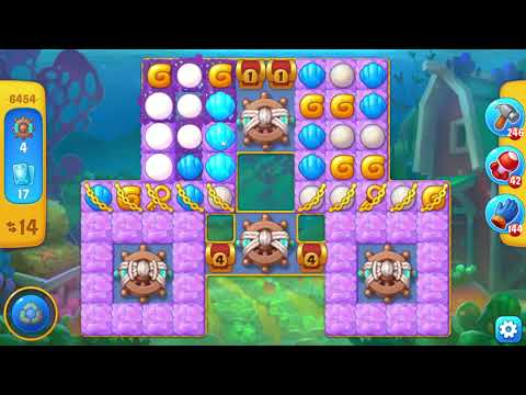 Fishdom 6454 Level - 15 moves - NO BooSTERS