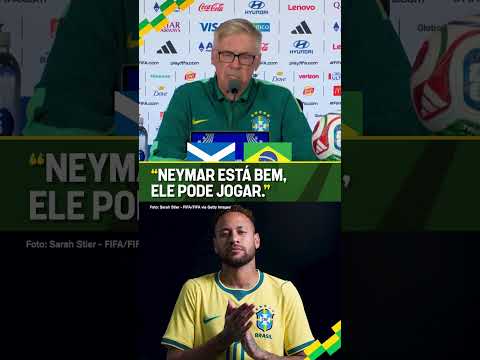 OLHA O QUE O ANCELOTTI FALOU DO NEYMAR! #shorts