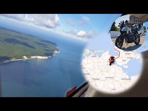 Rügen aus der Luft | Ostseetour mit Honda CB500X | Tag 5, Rügen - Leipzig