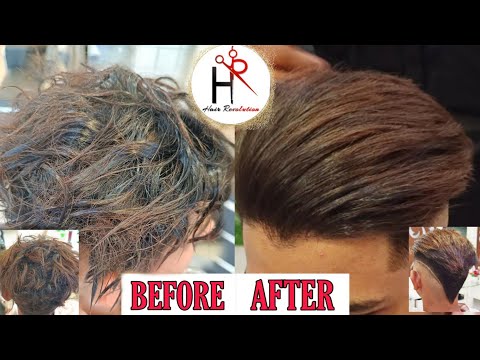 Hair smoothening straightening treatment - Rebonding...