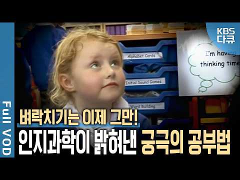 인지과학이 밝혀낸 '세 가지' 궁극의 공부법 📚 | 공부에 대한 공부 2 | KBS 20140930 방송