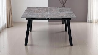 BINGO FOLDING TABLE  MARBLE TEXTURE