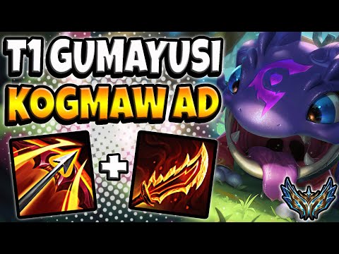 T1 Gumayusi Kogmaw ADC vs Samira - Patch 12.10 Korea Challenger ✅