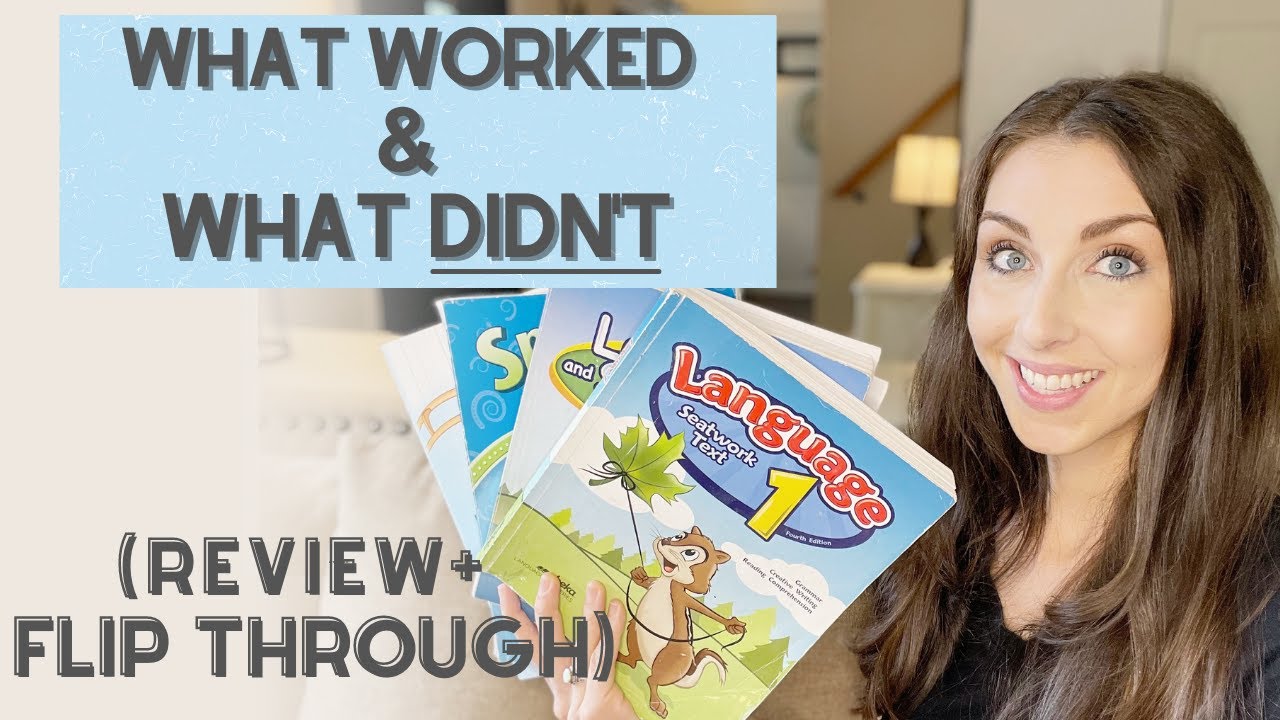 ABEKA 1st GRADE LANGUAGE ARTS - REVIEW & FLIP THROUGH