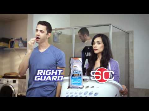 Right Guard Body Wash Commercial- Towel