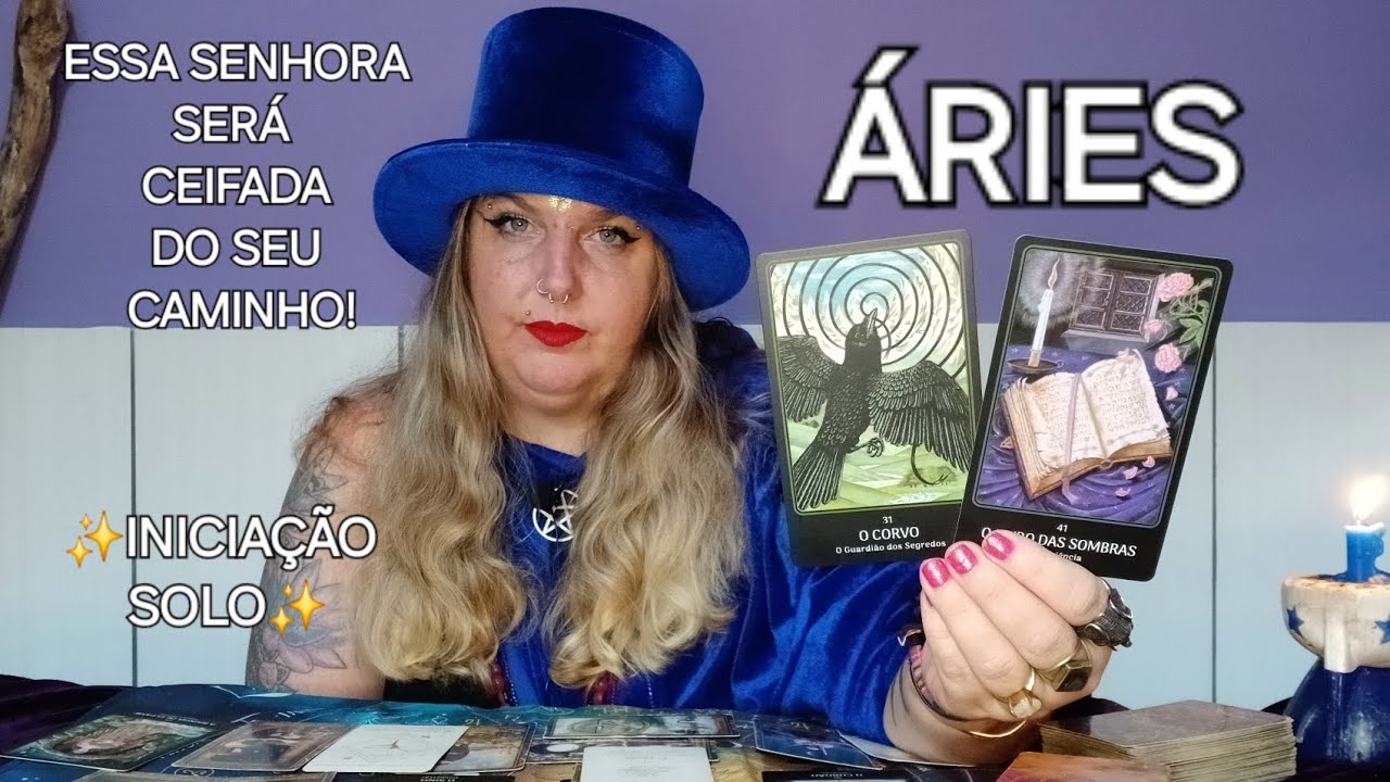 ♈️ÁRIES⚔️ESSA SENHORA MEXE COM LIVRO DAS SOMBRAS EM SEGREDO🤫AGE NO OCULTO/PERIGO☠️