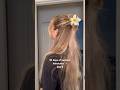 The Viral Flower Claw Clip Trend Hair Tutorial Summerhairstyles Easyhairstyles Summeronshorts