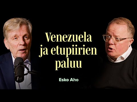 Esko Aho varoittaa: Pienillä mailla tukalat paikat