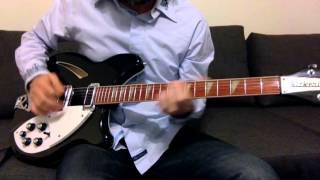 Auctioneer (Another Engine) guitar cover (with backing music - R.E.M.