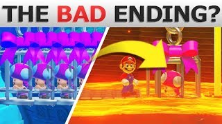The Ending, but we drop Toadette into LAVA! | Super Mario Maker 2