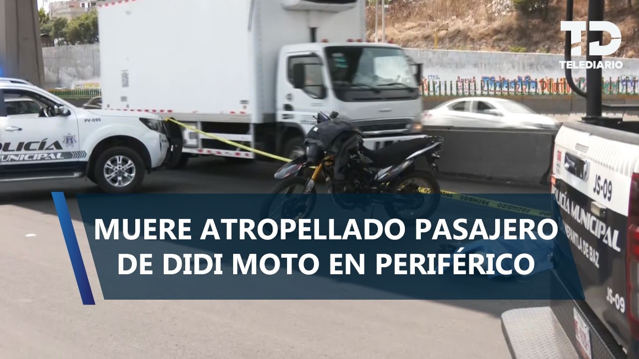 Brandon Eulises, pasajero de moto por aplicación, muere arrollado tras choque en la México-Querétaro