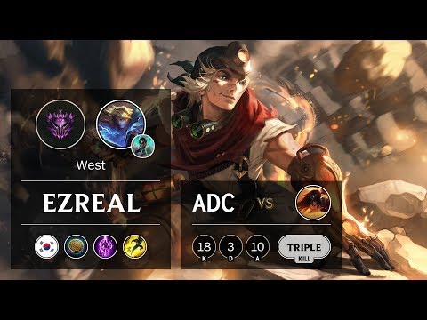 Ezreal ADC vs Sivir - KR Master Patch 9.10