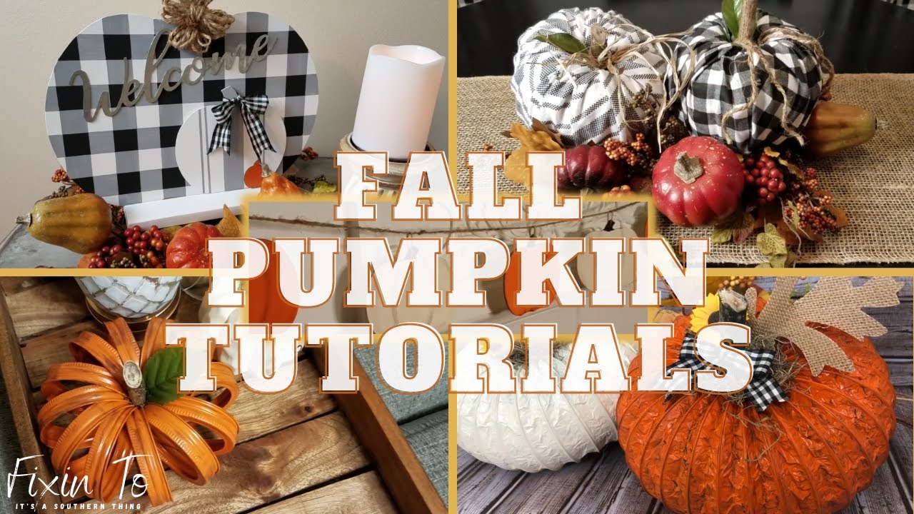 Top 5 Fall Pumpkin DIY Tutorials