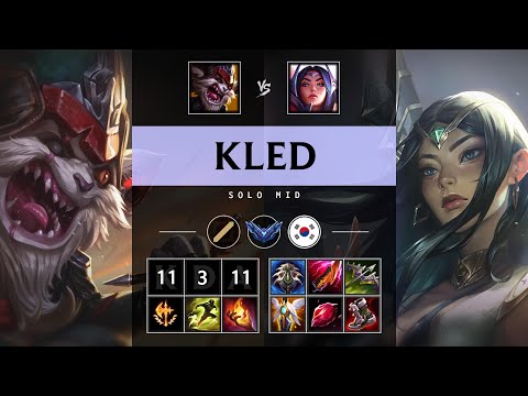 Kled Mid vs Irelia - KR Diamond Patch 25.06