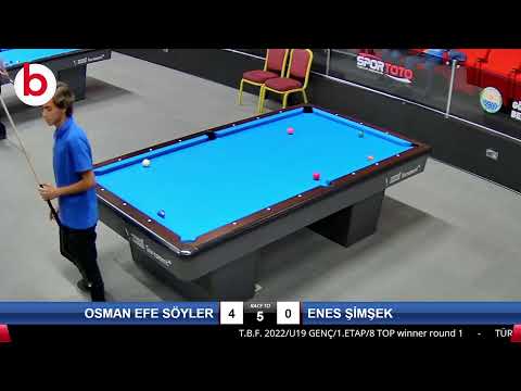 OSMAN EFE SÖYLER & ENES ŞİMŞEK Bilardo Maçı - 