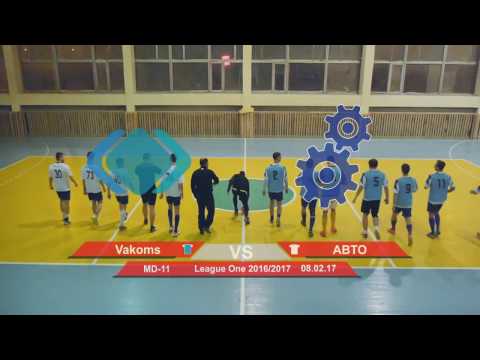 Vakoms 2 - 4 ABTO (League One 2016/2017, Group Stage Highlights)