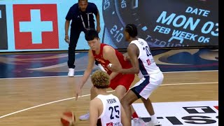 [高光] 2023 FIBA U19 楊瀚森 vs Alex Sarr
